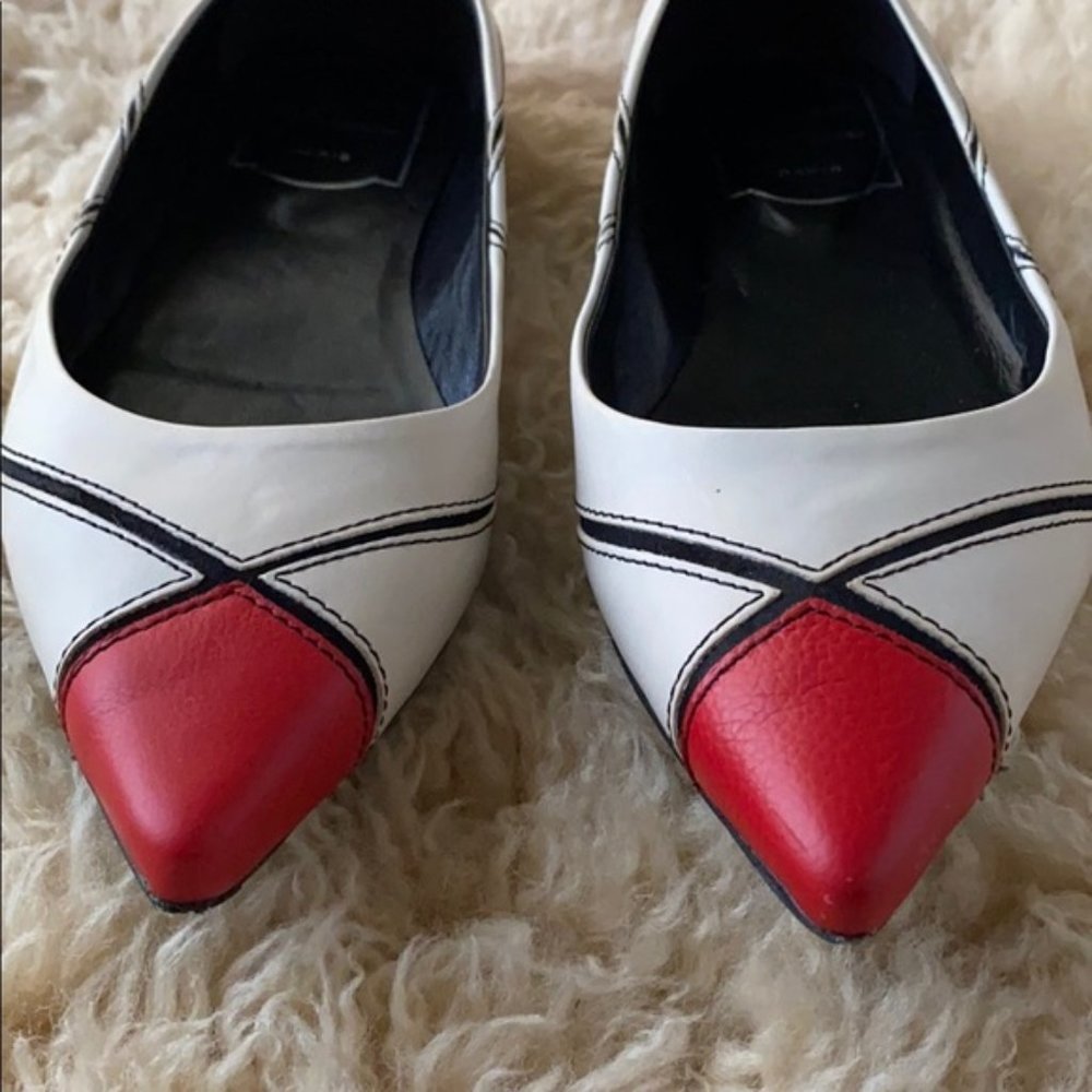 Roger Vivier Prism Color-Block Pointed Toe Flats … - image 4